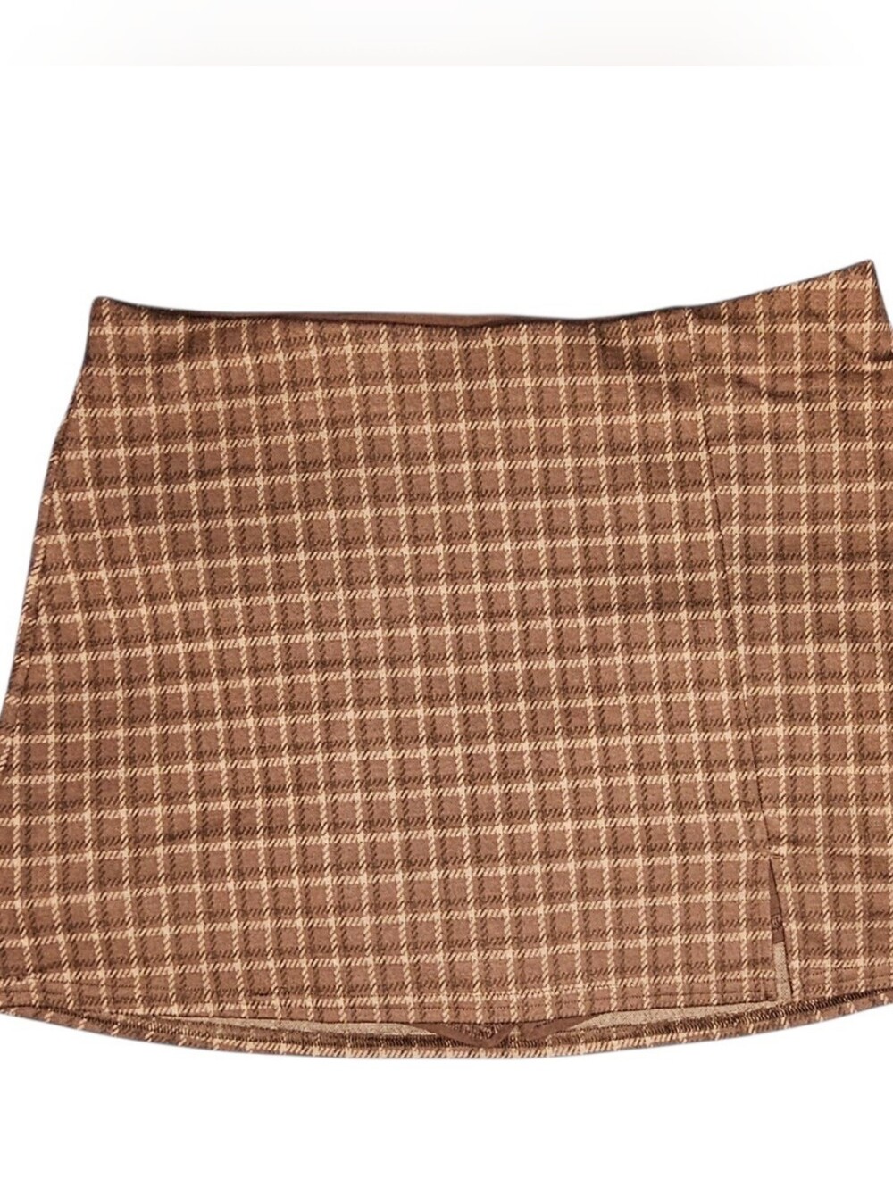 American Eagle Brown Plaid Skort